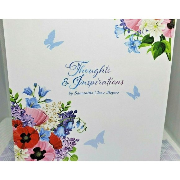 Thoughts And Inspirations Birthday Greetings Floral Bouquet Greeting Card - Picture 5 of 11